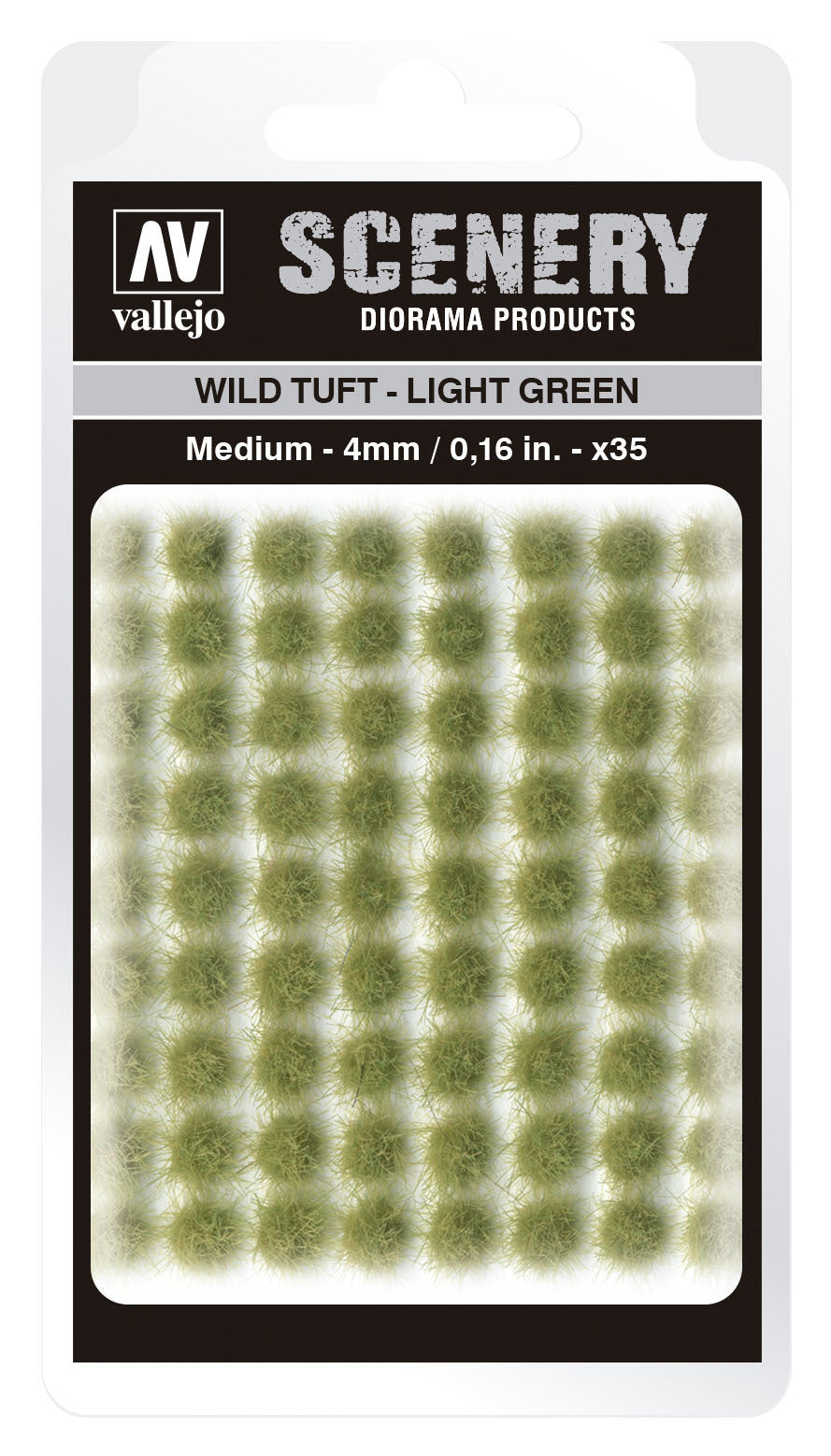 Light Green 4mm Wild Tuft - Vallejo Diorama Accessory