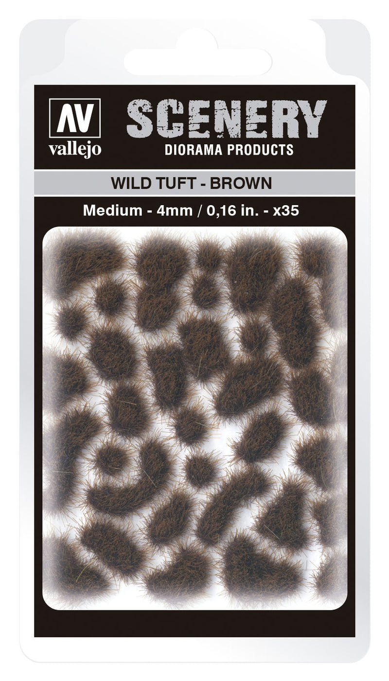 4mm Wild Tuft - Brown Diorama Accessory