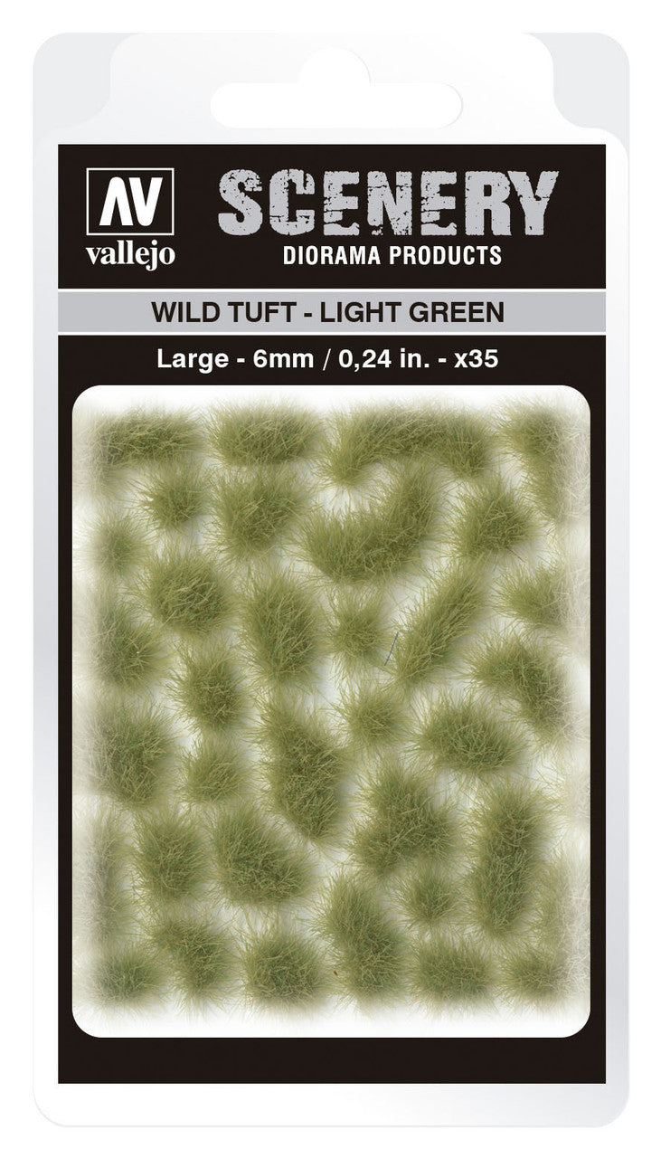 Vallejo 6mm Wild Tuft - Light Green Diorama Accessory