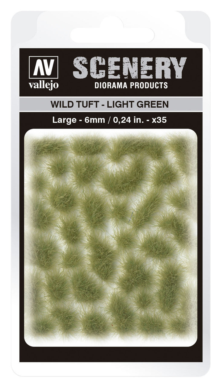 Light Green 6mm Wild Tuft - Vallejo Diorama Accessory