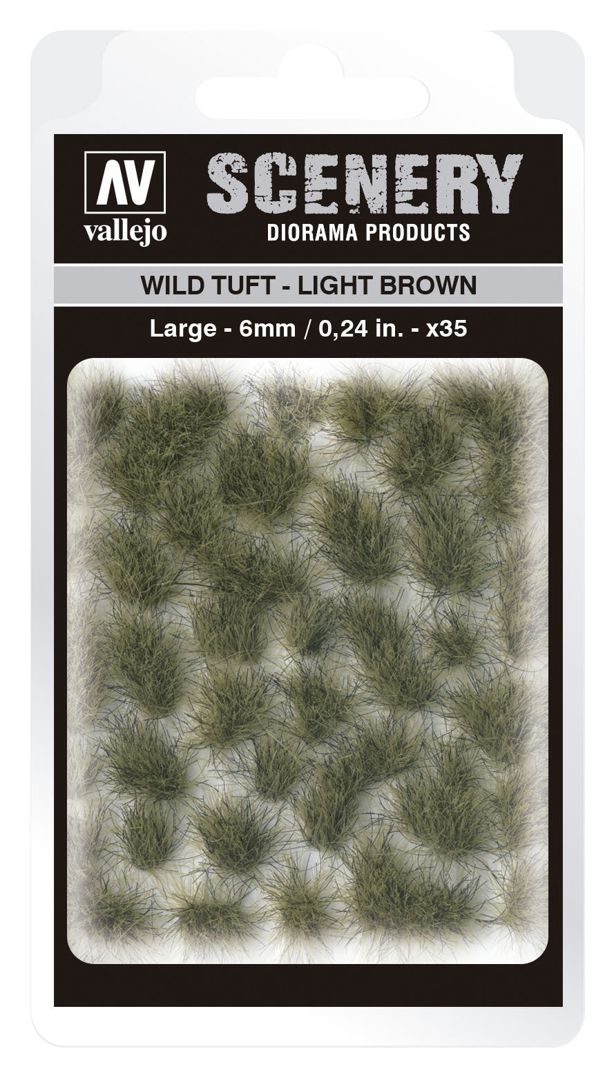 Vallejo 6mm Wild Tuft -  Light Brown Diorama Accessory