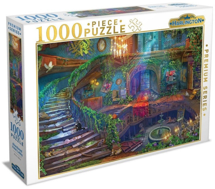 Abandoned Hotel Lobby 1000 pieces - Harlington Thomas Kinkade