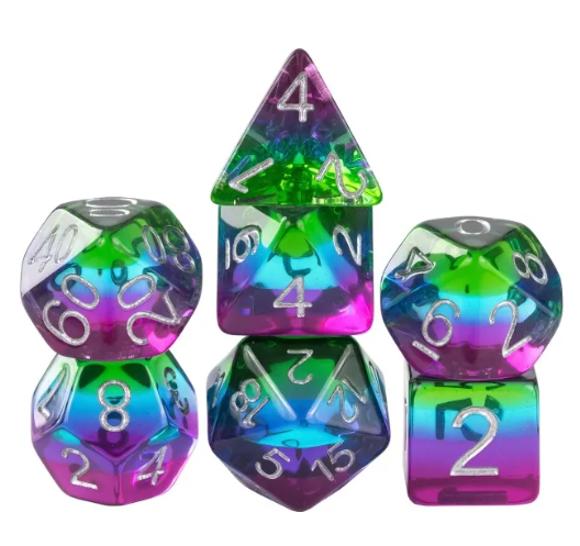 Arcane Layer Green/Blue/Pink - Games World Dice