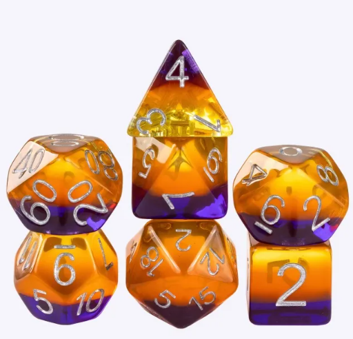 Arcane Layer Yellow/Purple - Games World Dice