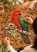 A3 King Parrot Wooden Puzzle - Puzzle ART