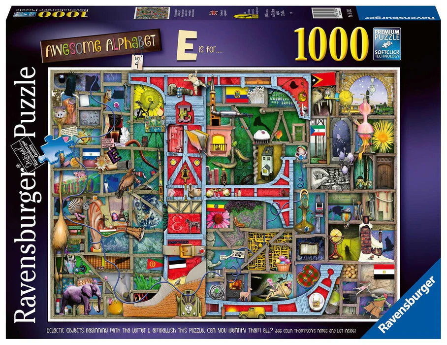 Awesome Alphabet E Puzzle 1000p - RAVENSBURGER