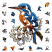 A5 Azure Kingfisher Puzzle - Puzzle ART