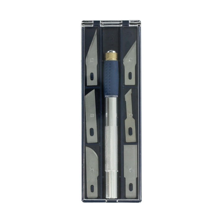 Soft Grip #2 Knife Set with 6 Assorted Blades - Bravo Handtools