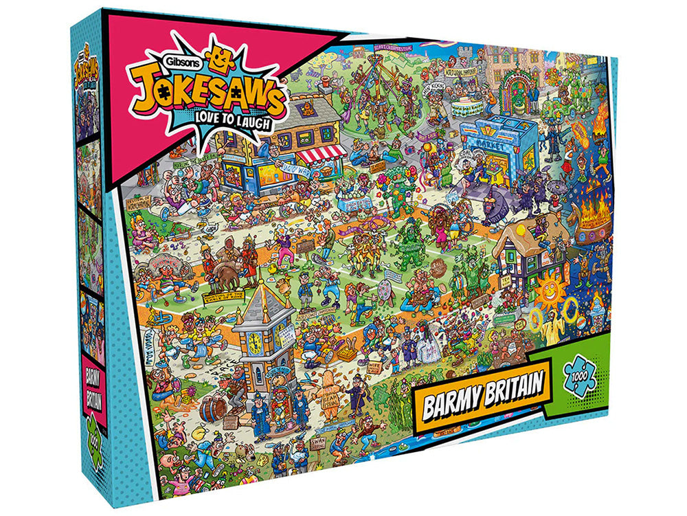 Barmy Britain Jokesaws 1000pc - Gibson