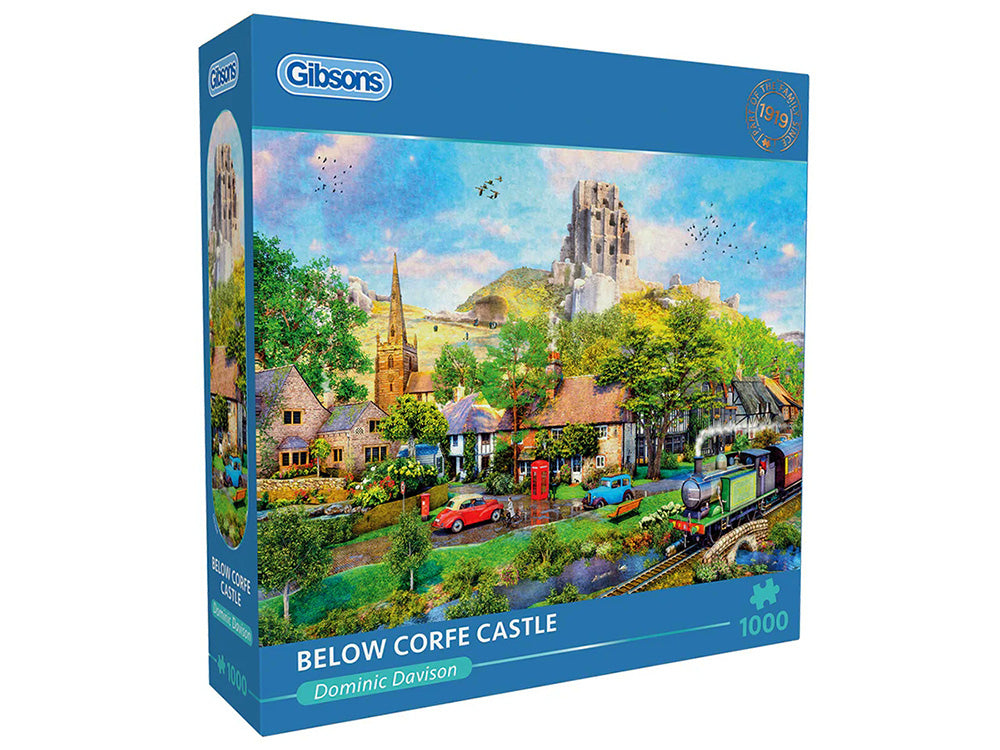 Below Corfe Castle 1000pc - Gibsons