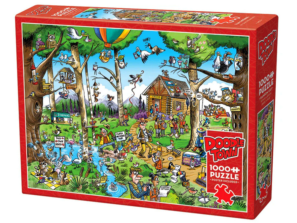 Birdwatchers Paradise - Doodletown - Cobble Hill 1000pc
