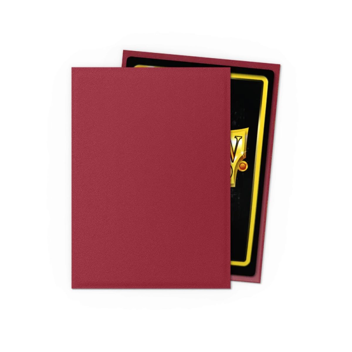 63x88 Non-Glare Blood Red MATTE Sleeves - Dragon Shield - Box 100