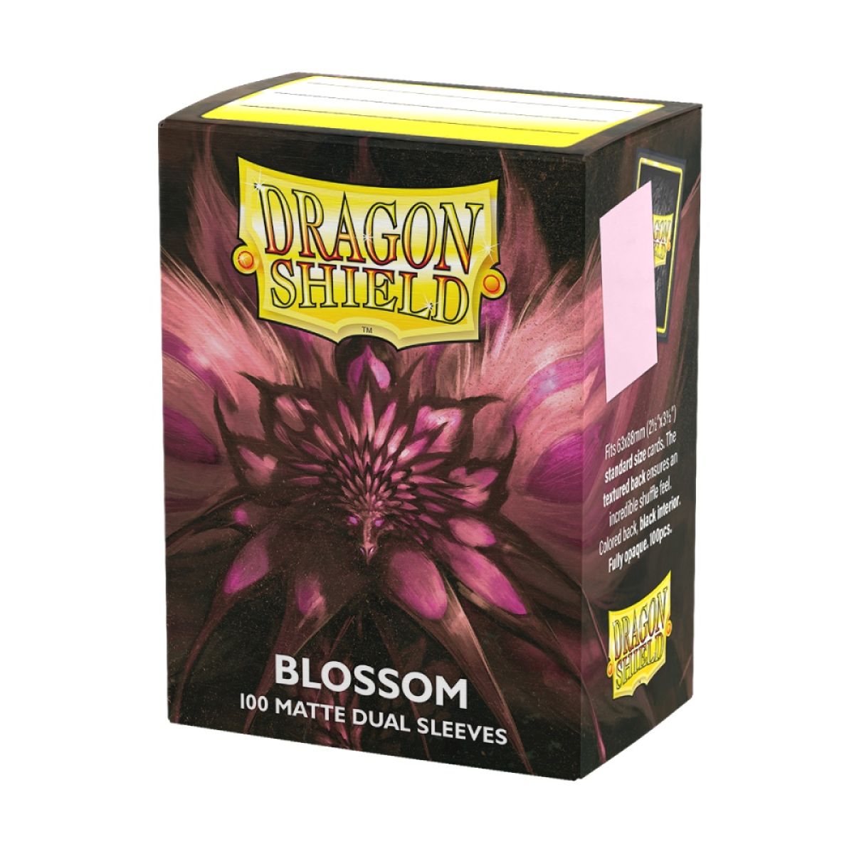 63x88 Non-Glare Blossom MATTE Sleeves - Dragon Shield - Box 100