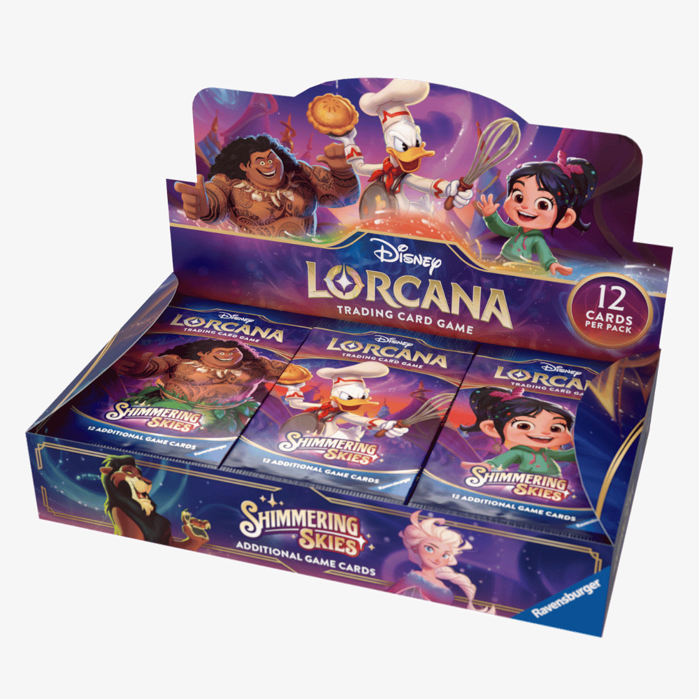 Shimmering Skies - Disney Lorcana TCG Booster Box Display (24 Booster Packs)