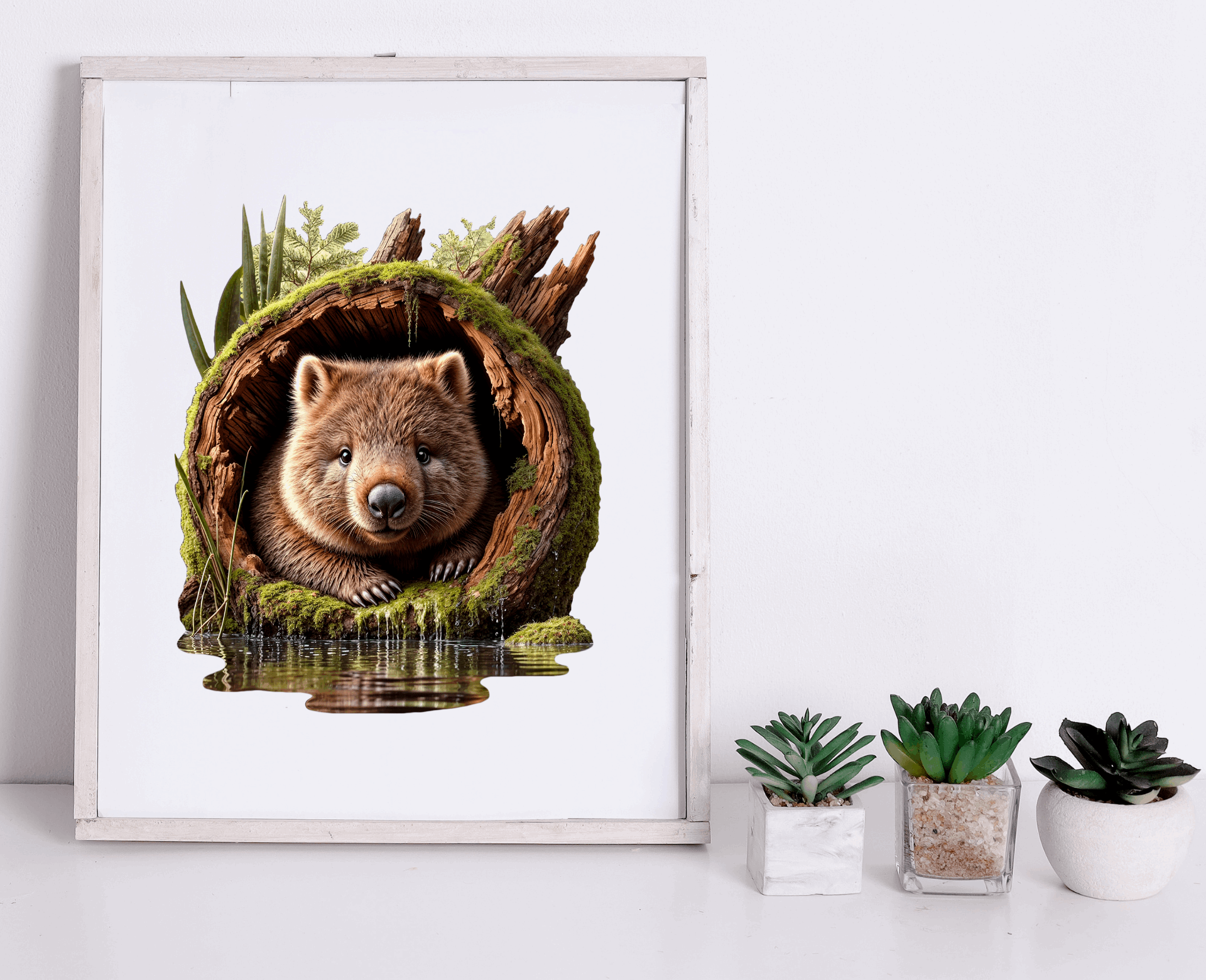 A3 Burrow Keeper Wombat Wooden Puzzle - Puzzle ART