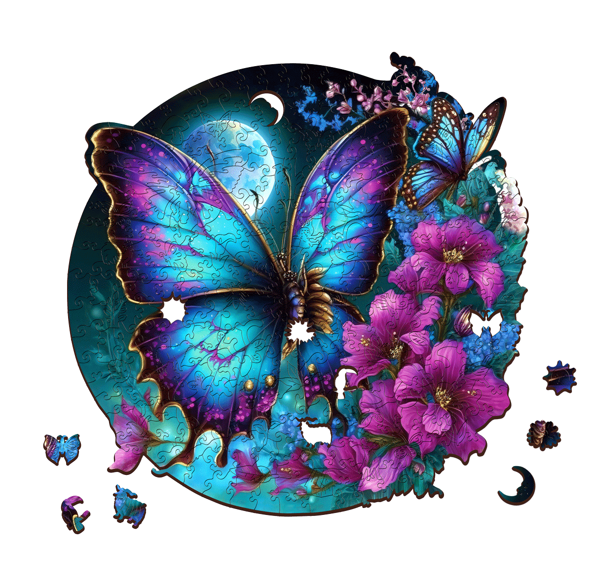 Butterfly 300pc Wooden Jigsaw Puzzle - ESCWELT