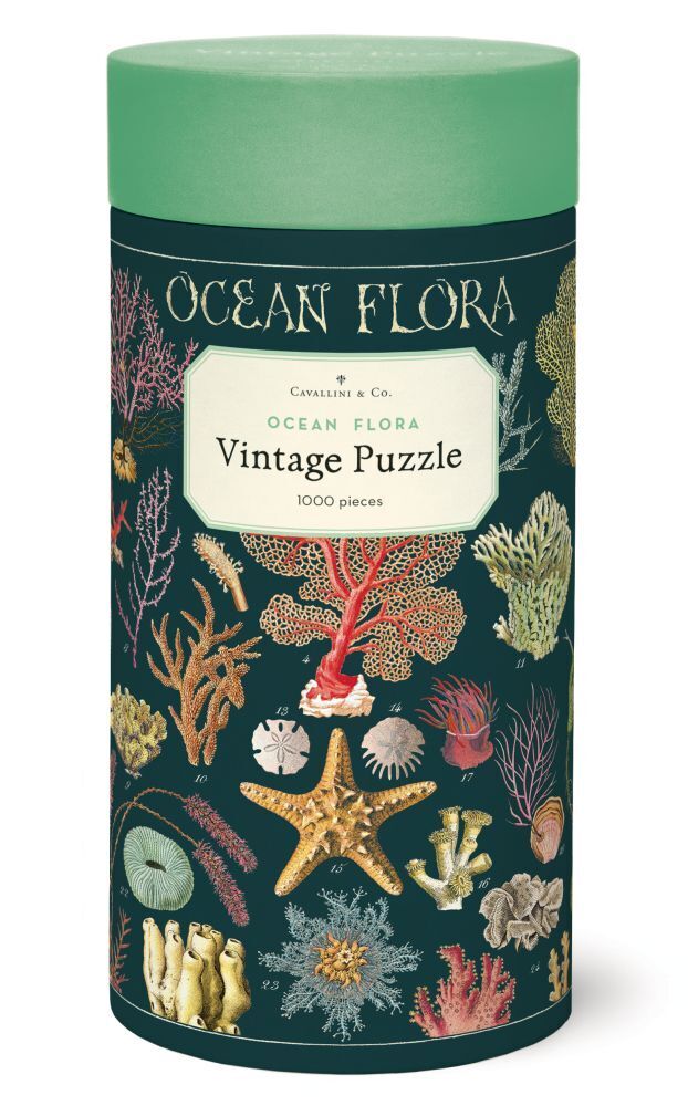 Ocean Flora 1000pc Cavallini