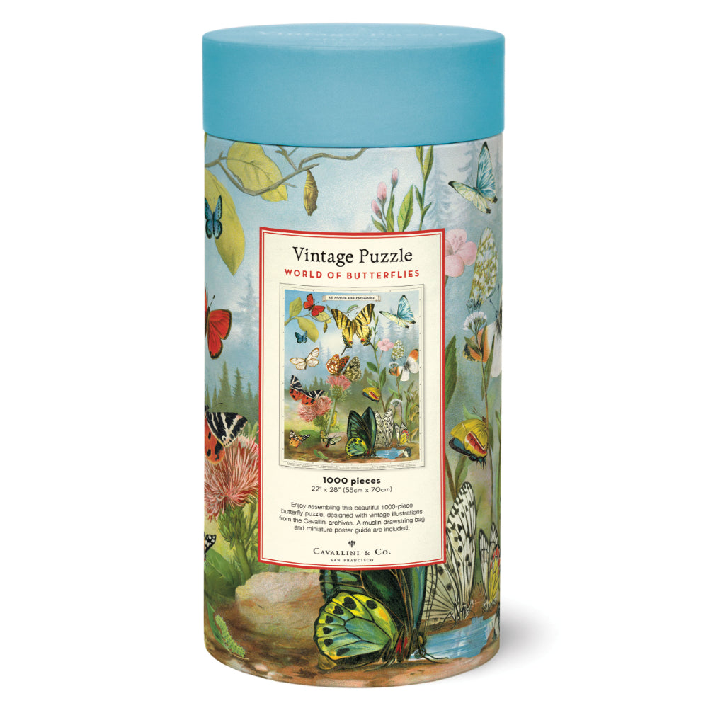 World of Butterflies -1000PC - Cavallini
