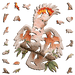 A3 Major Mitchell's Cockatoo Wooden Puzzle - Puzzle ART