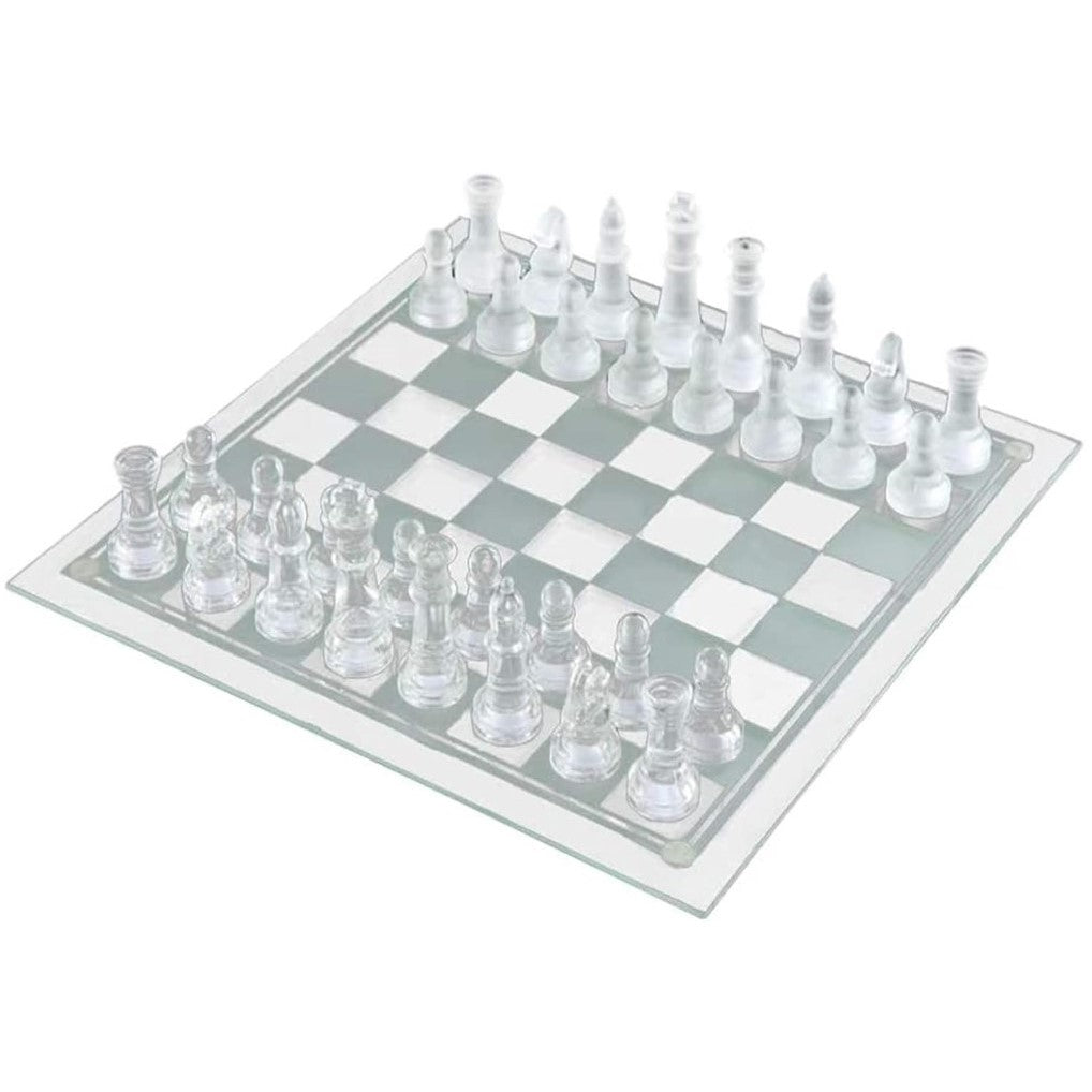 14" Glass Chess Set - Launch
