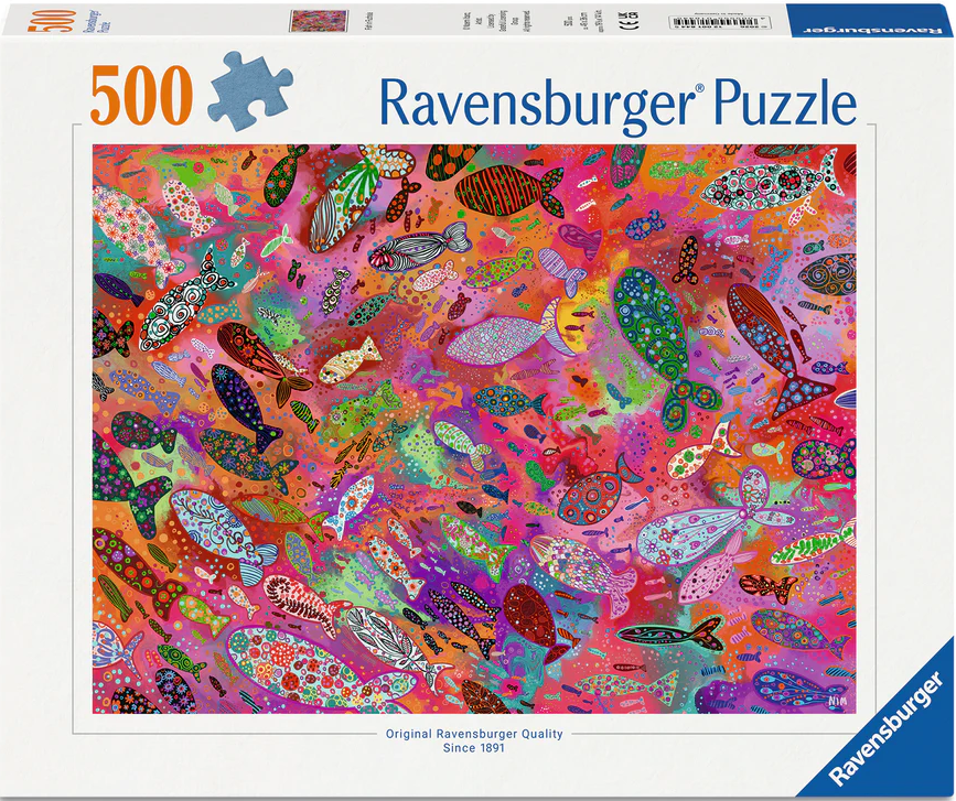 Fish in Fuchsia 500 pieces - Ravensburger