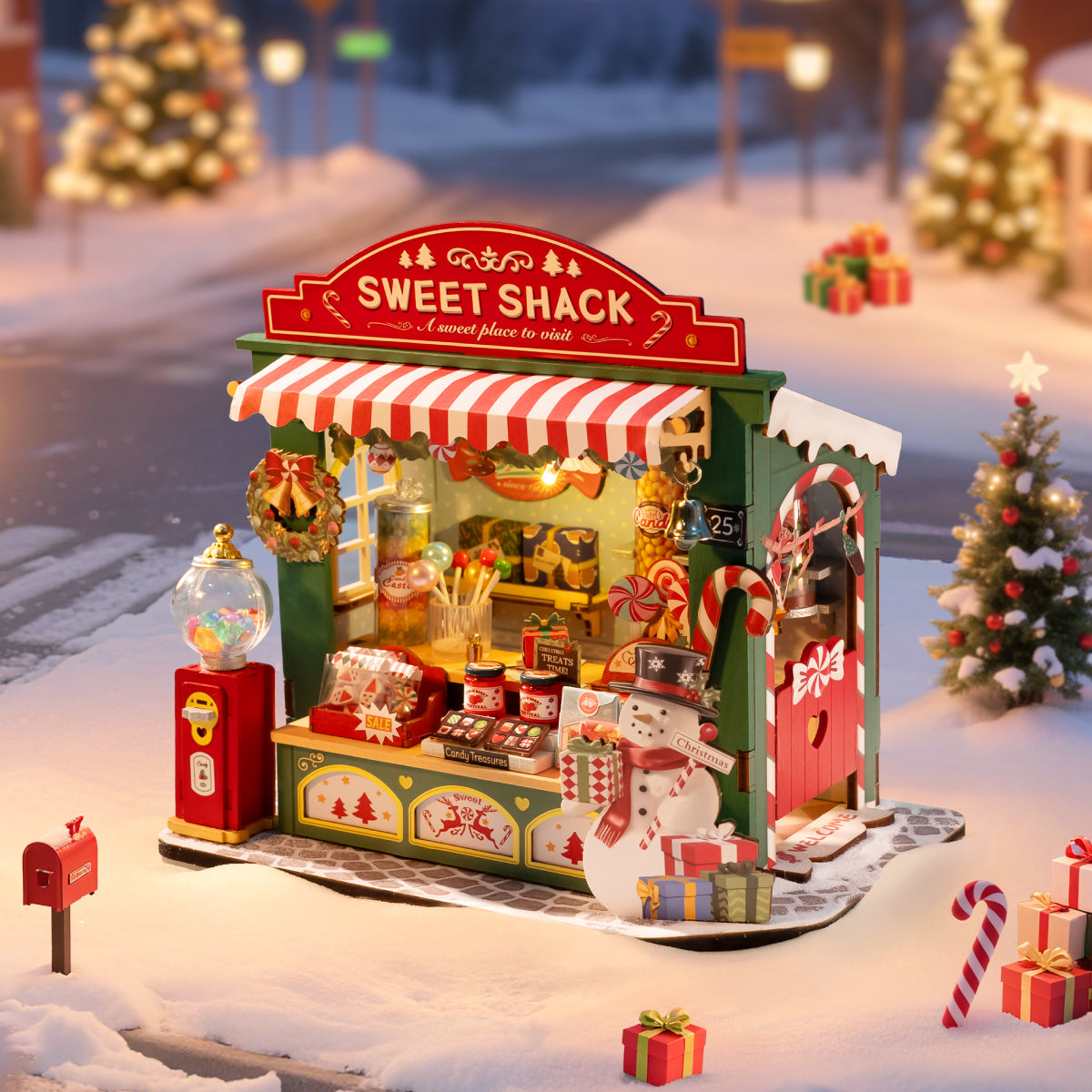 Christmas Candy Stand - DIY Mini House