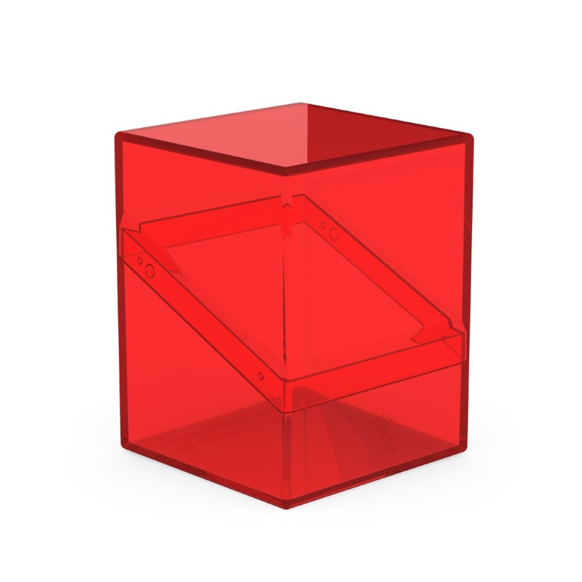 Clear: Ruby Deck Box - 100+ Standard Size - Ultimate Guard Boulder Deck Case