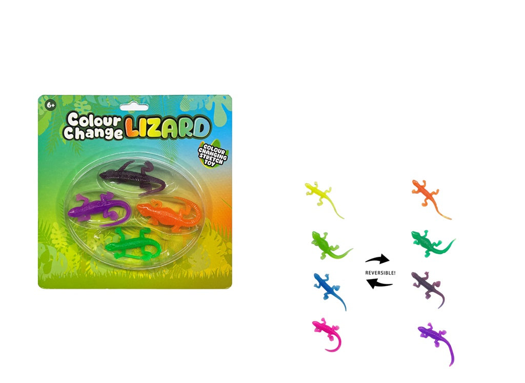 Colour Change Lizard 4pc