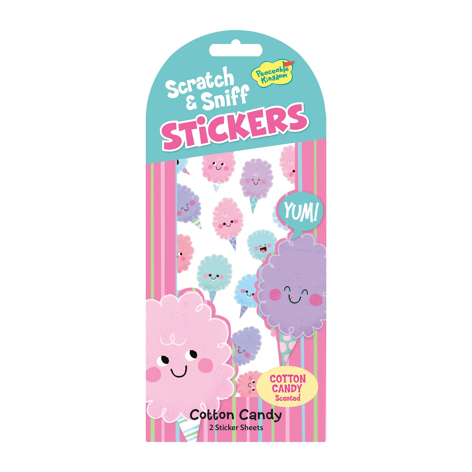 Cotton Candy - Scratch and Sniff Stickers