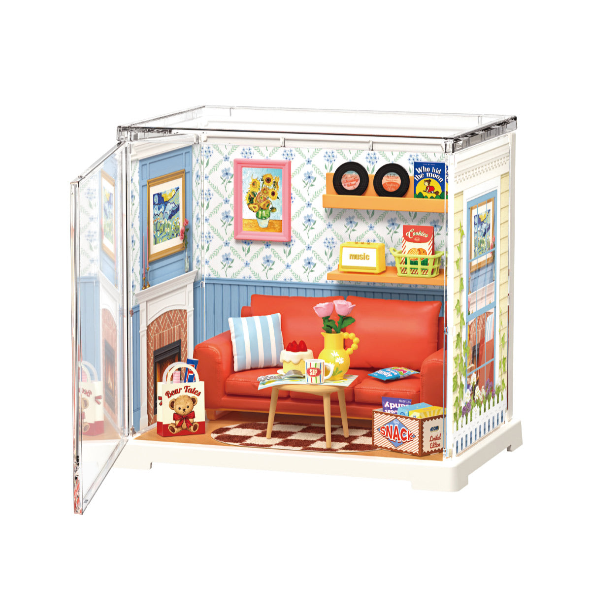 Country Blue Lounge - Mini DIY Plastic Superstore