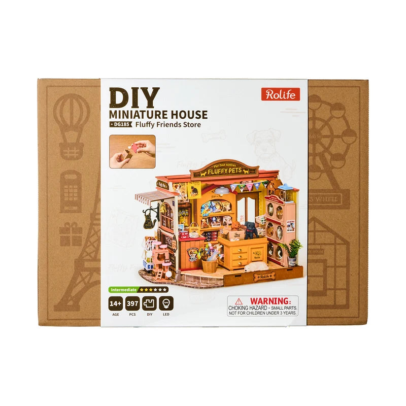 Diy Mini House Fluffy Friends Store