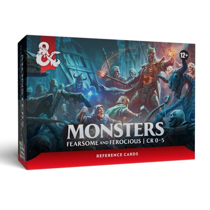 Monsters: Fearsome and Ferocious - D&D Reference Cards
