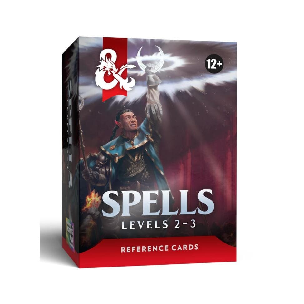 Spells: Levels 2–3 - D&D Reference Cards