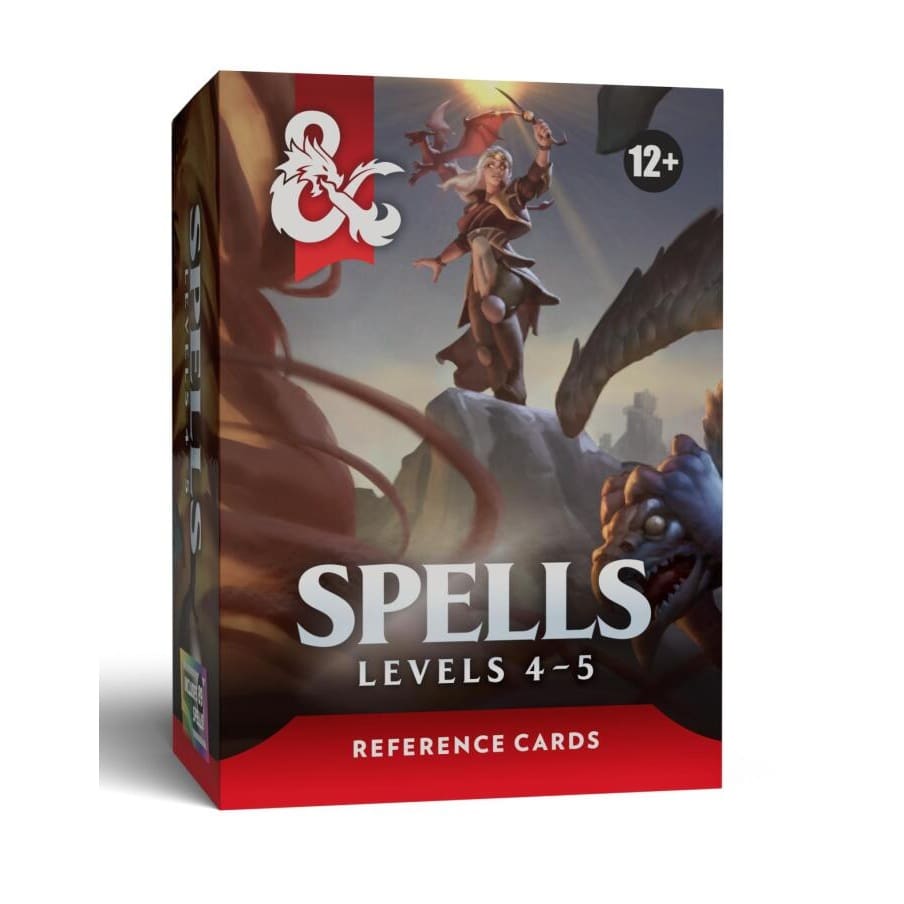 Spells: Levels 4–5 - D&D Reference Cards