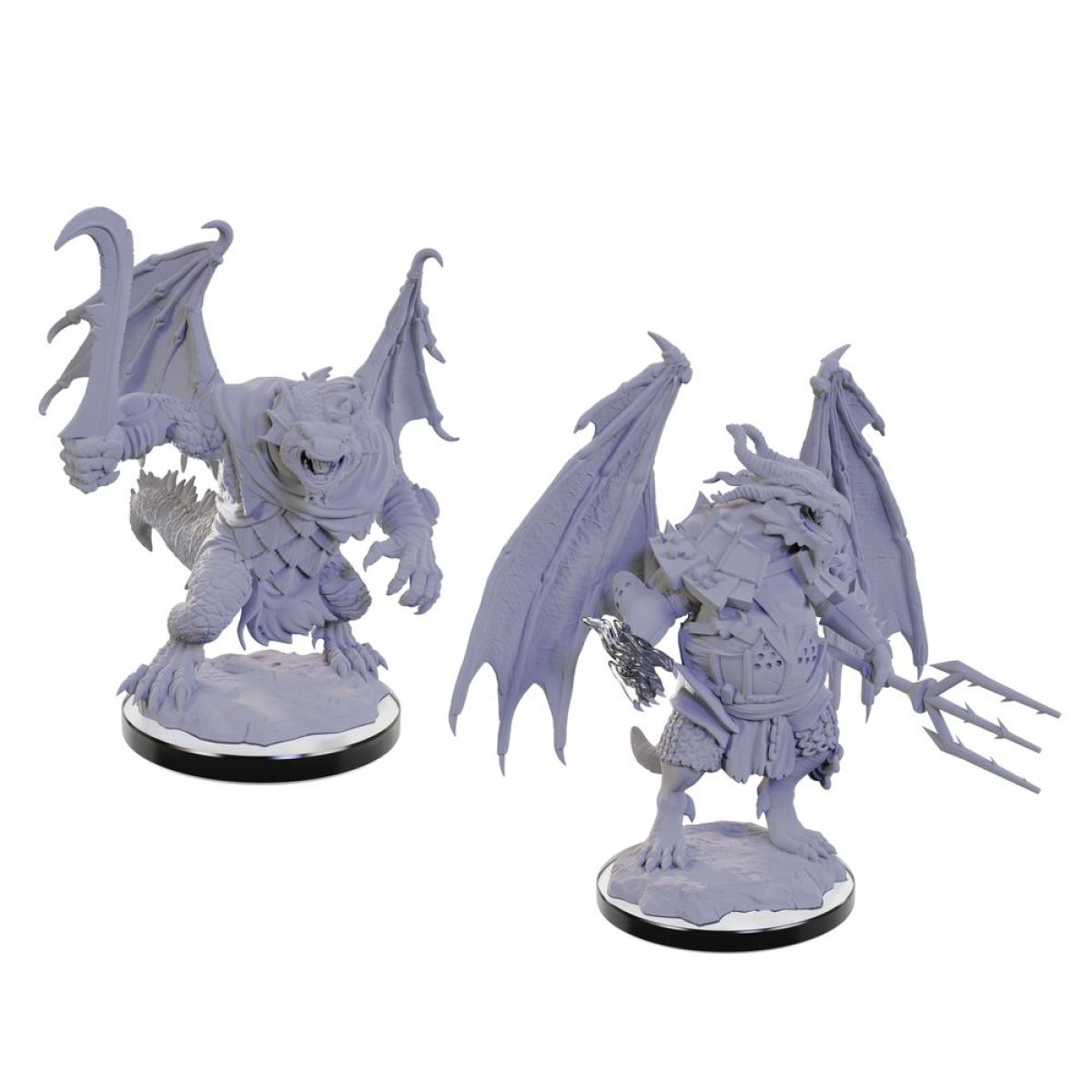 Draconian Mage & Foot Soldier - D&D Nolzurs Marvelous Unpainted Miniatures