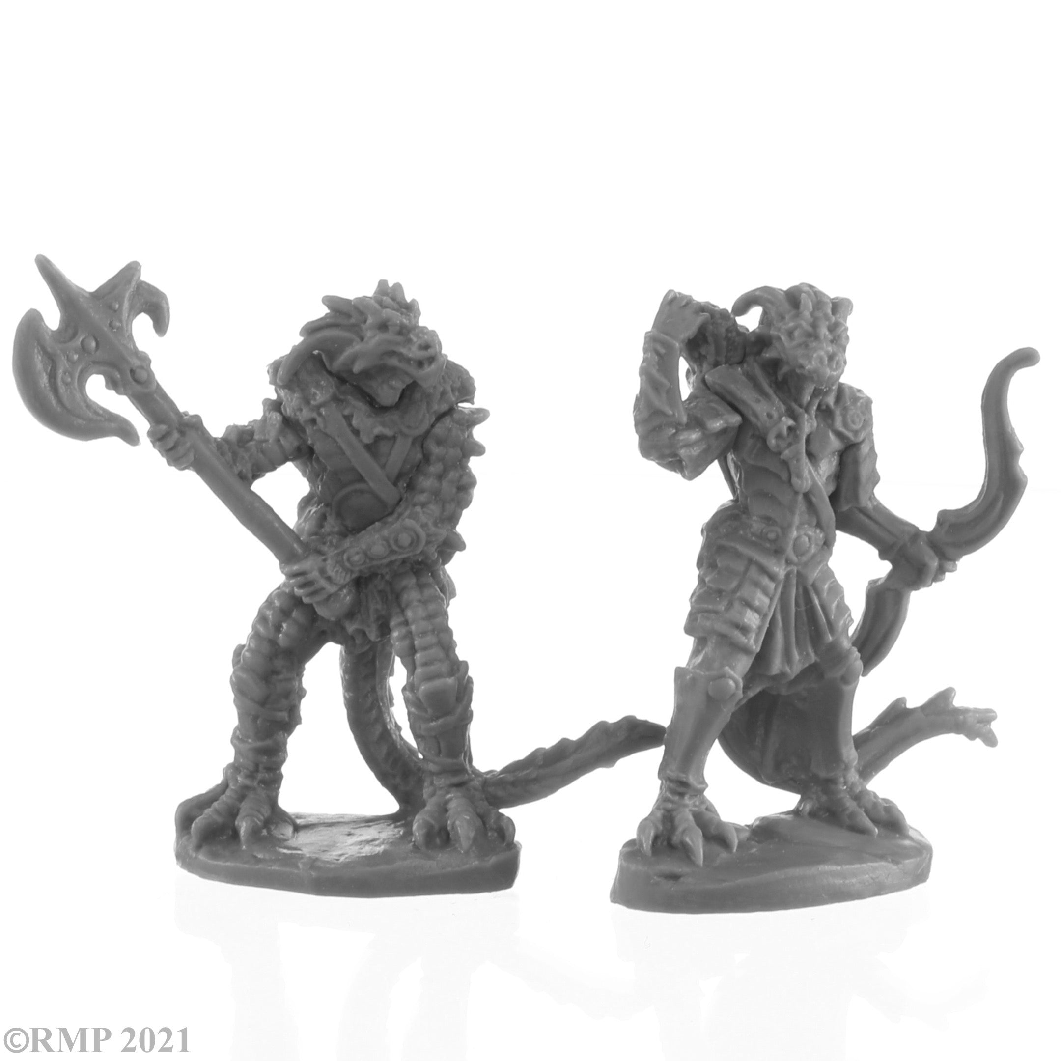 Dragonfolk Fighter and Ranger - Reaper: Bones Black
