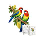 A5 Eastern Rosella Pair Wooden Puzzle - Puzzle ART