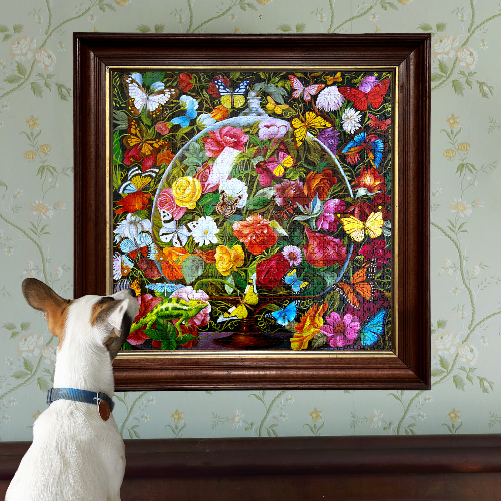 Butterfly Still Life - eeBoo 1000pc Puzzle