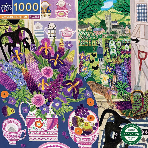Lavender Kitchen - 1000pc eeBoo