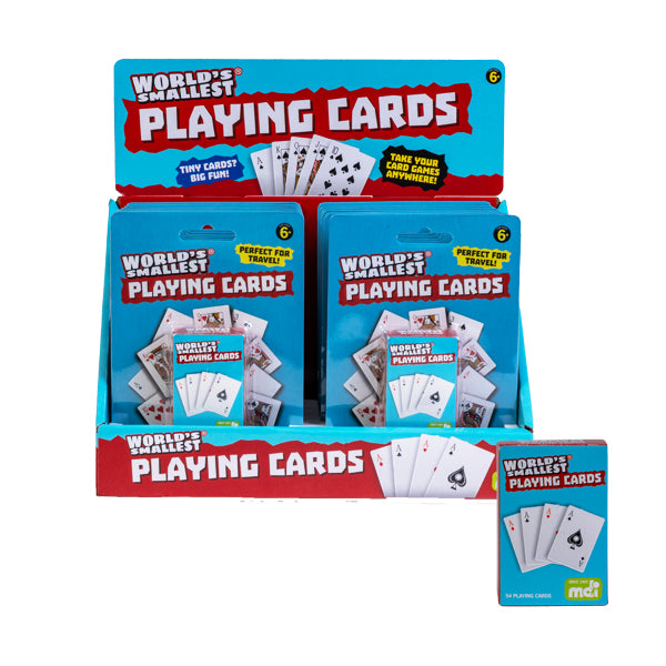 WORLDS SMALLEST PLAYING CARDS