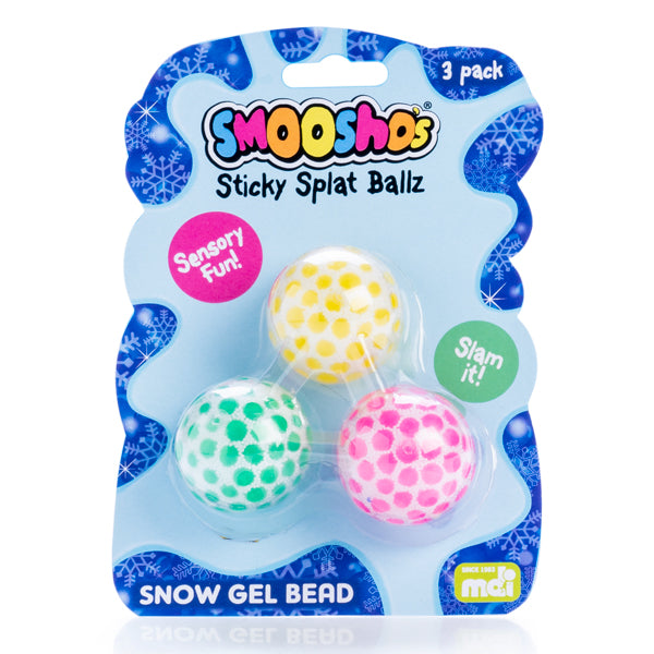 Sticky Splat Ballz Snow Gel Bead - Smooshos