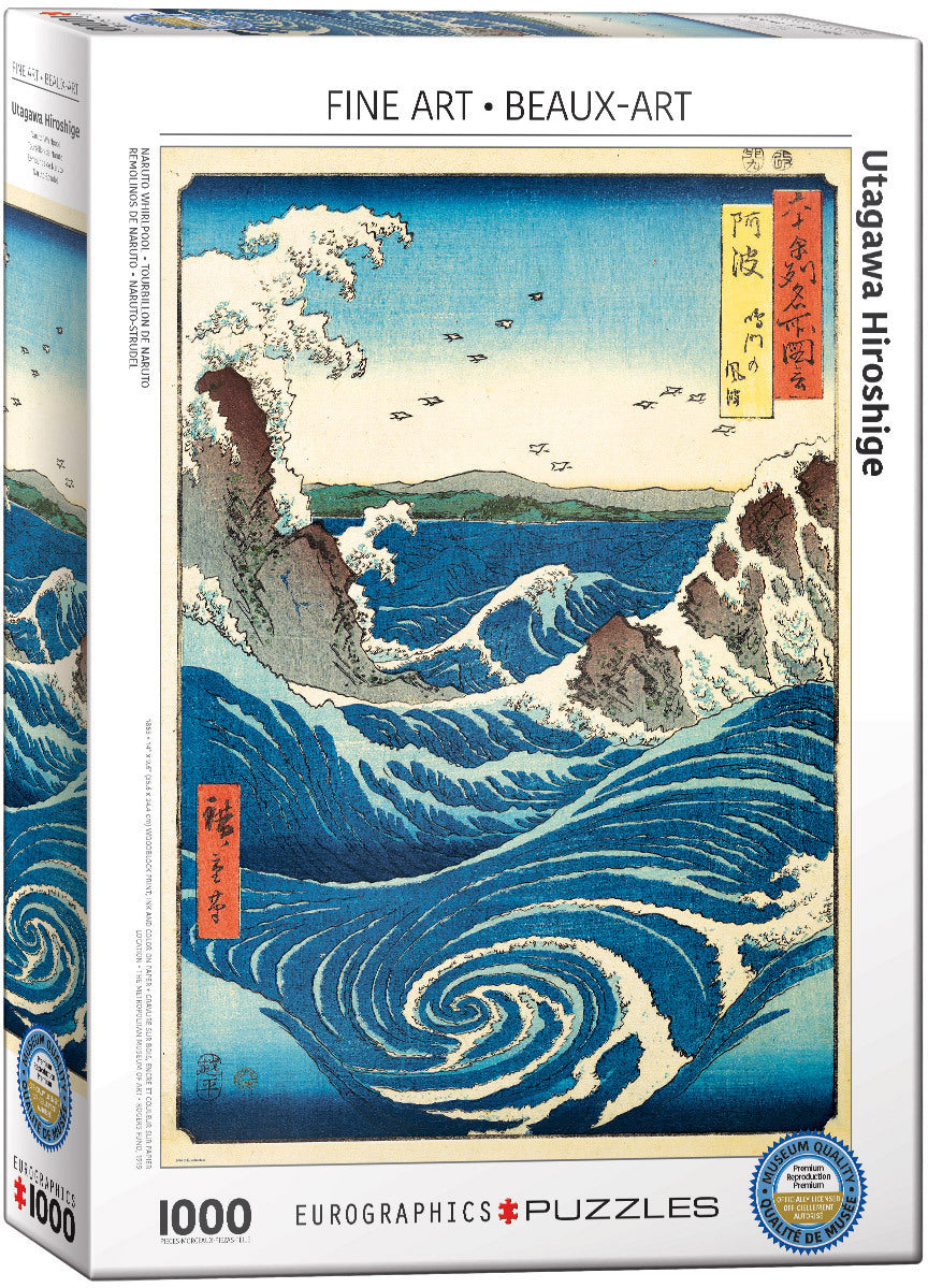 Naruto Whirlpool 1000pc Utagawa Hiroshige - Eurographics