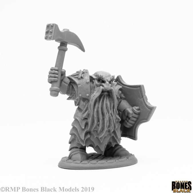 Enlarged Dark Dwarf Smiter - Reaper Bones Black