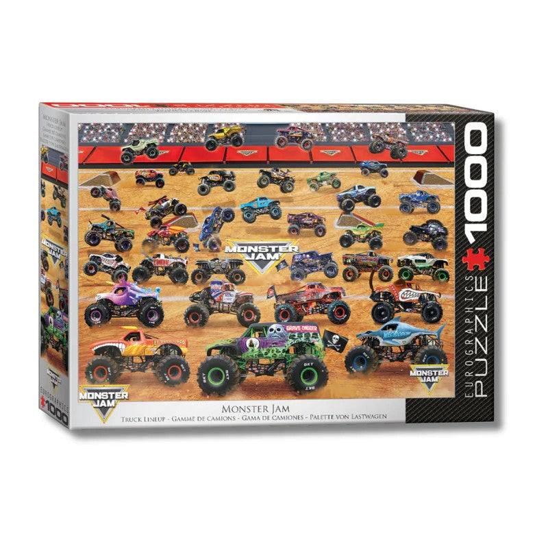 Monster Jam Truck Lineup 1000pc - Eurographics