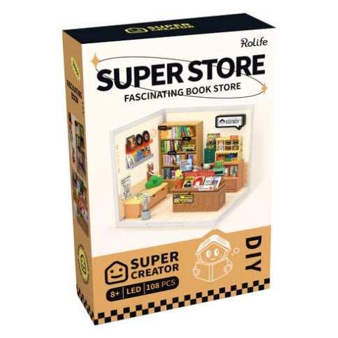 FASCINATING BOOK STORE - DIY PLASTIC SUPERSTORE - ROBOTIME