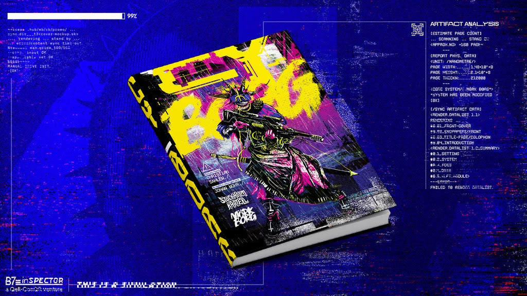 CY_BORG Core Rulebook (SciFi RPG, Hardback)
