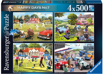 Favorite Pastimes 4x500p- Happy Days No 7 - Ravensburger