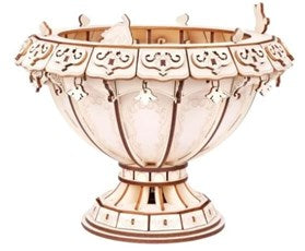 Flora Urn Planter - Wood Bloom