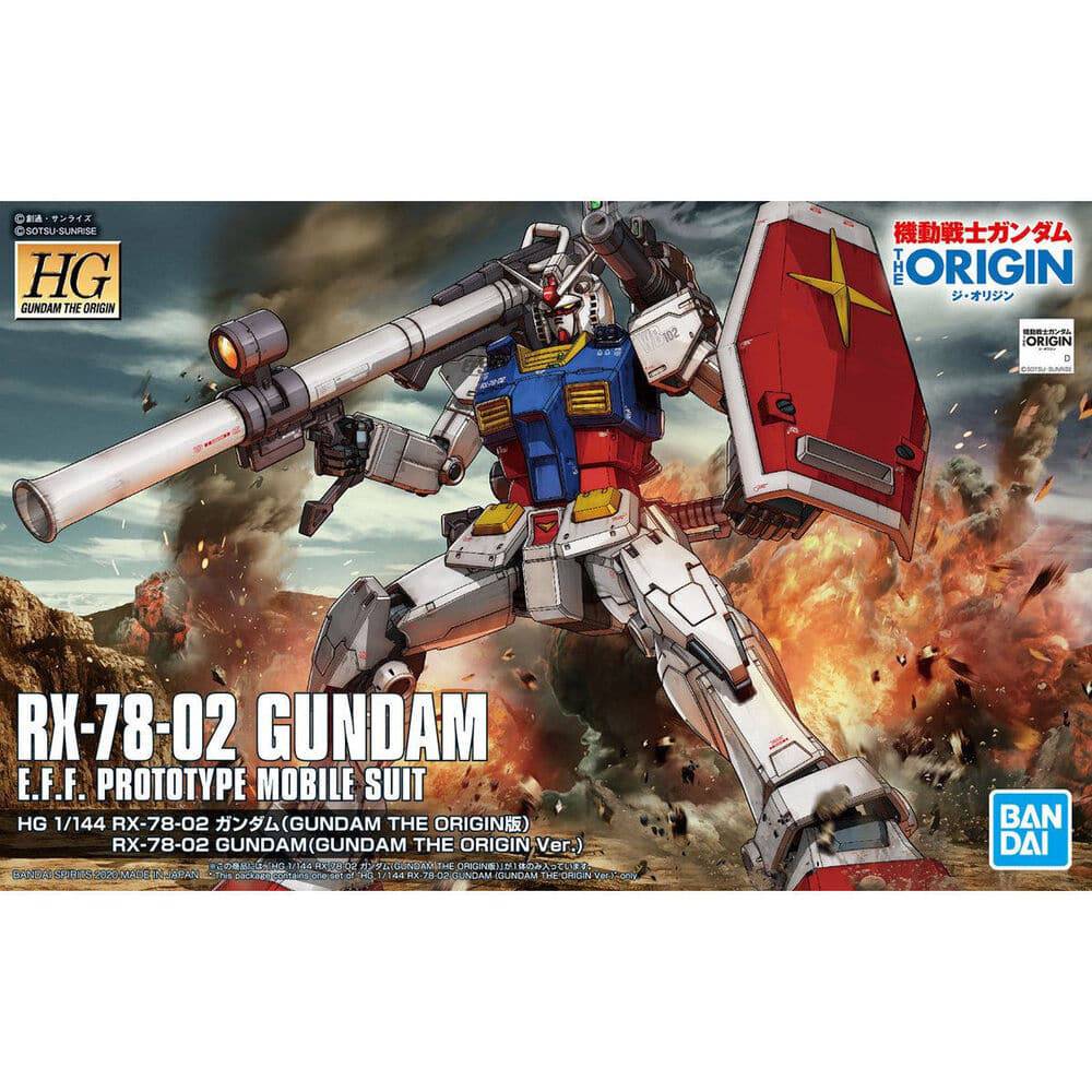 1:144 HG RX-78-02 GUNDAM GUNDAM THE ORIGIN Ver.
