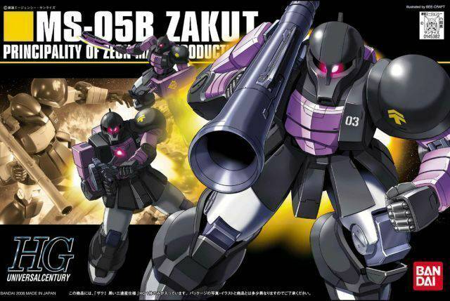 1/144 HG TRI STARS ZAKU I BLACK